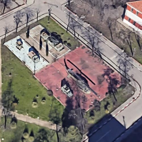 Military hardware static display in Alcala de Henares, Spain Virtual