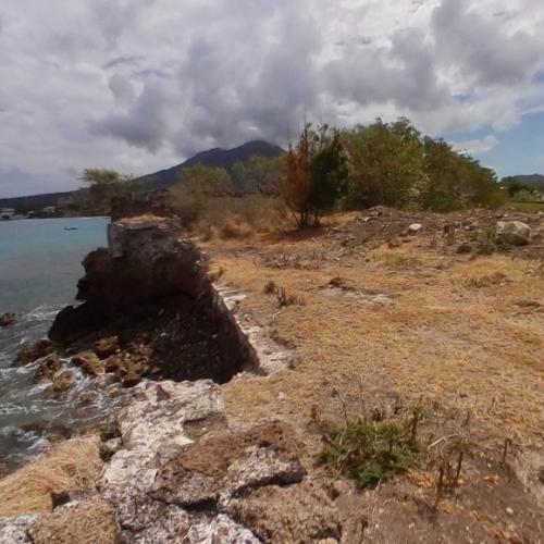 Fort Charles (Nevis) in Charlestown, Saint Kitts and Nevis (Google Maps)
