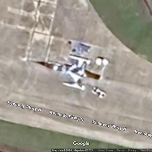 Lockheed F 104 in Kennedy Space - Lockheed F 104 