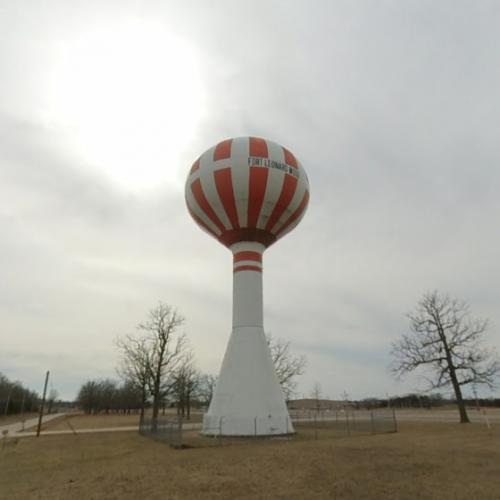 FLW Water Tower in Fort Leonard Wood, MO (Google Maps)