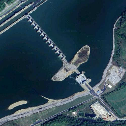 Cannelton Hydro Station in Hawesville, KY (Google Maps)