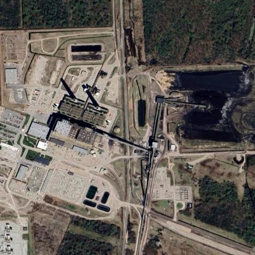Belle River Power Plant in East China, MI (Google Maps)