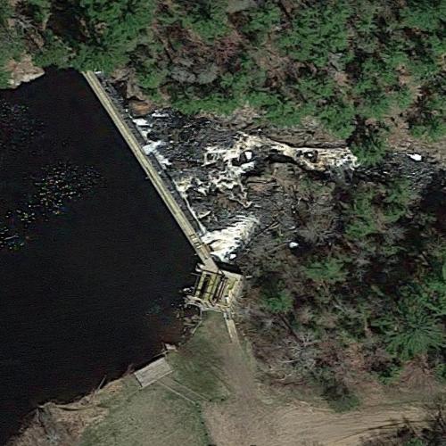 Cataract Hydro Power Plant in Forsyth Township, MI (Google Maps)