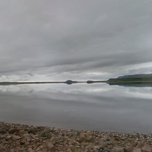 Oddastaðavatn in Ölviskross, Iceland (Google Maps)