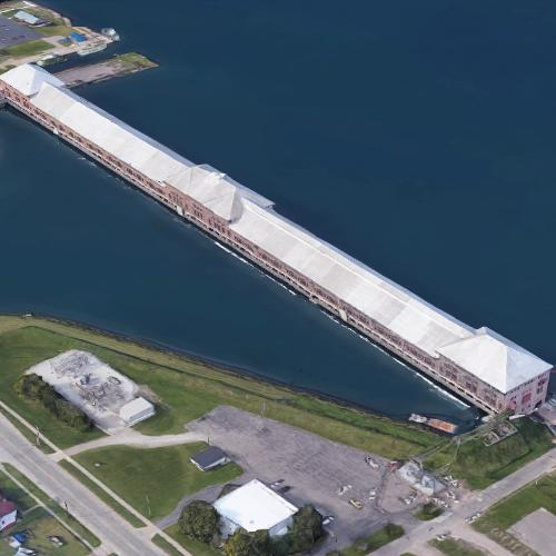 Saint Marys Falls Hydropower Plant in Sault Ste Marie, MI (Google Maps)