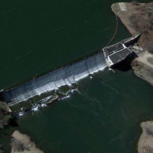 Lake Zumbro Hydroelectric Generating Plant in Mazeppa, MN (Bing Maps)