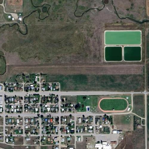 Denton Airport in Denton, MT (Google Maps)
