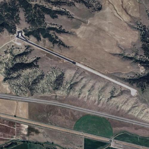 Firebuster Airport in Columbus, MT (Google Maps)