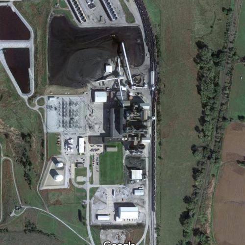 Sheldon Power Station in Hallam, NE (Google Maps)