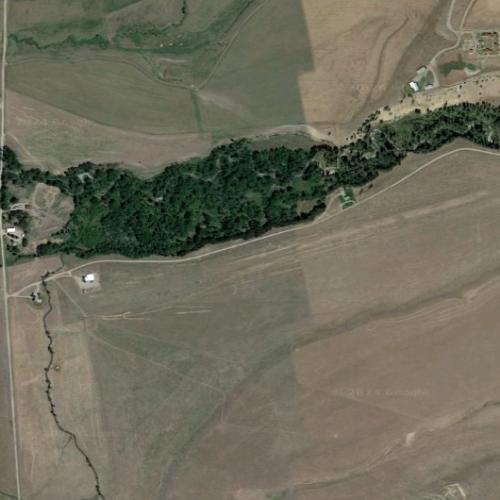 Crazy Mountain Ranch Airport in Clyde Park, MT (Google Maps)