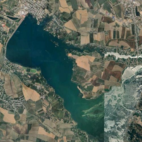 Tuyabuguz Reservoir in Tashkent, Uzbekistan (Google Maps)
