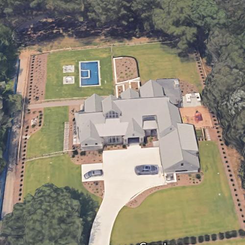 Jonathan Stewart's house in Charlotte, NC (Bing Maps)