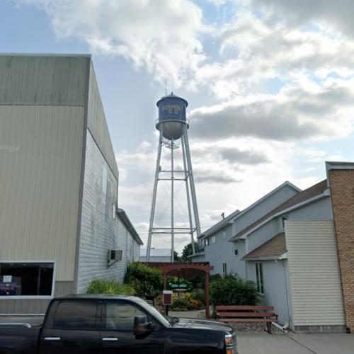 Rosholt water tower in Rosholt, SD (Google Maps)