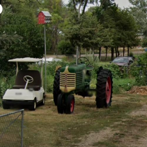 Oliver 66 RowCrop in Pukwana, SD (Google Maps)