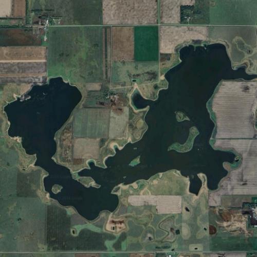 Horse Shoe Lake in Stickney, SD (Google Maps)