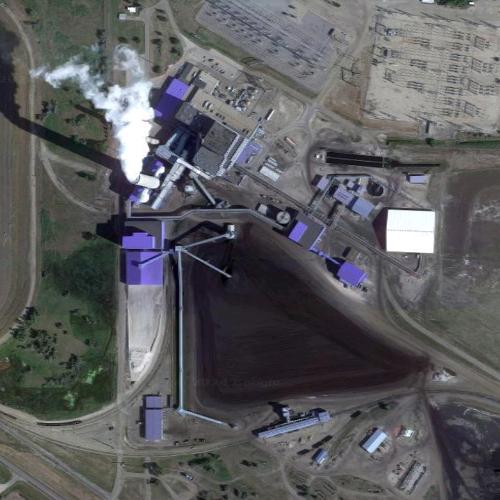 Leland Olds Station in Stanton, ND (Google Maps)