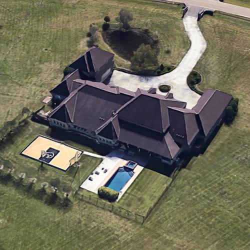 Ryan Clark's house in Baton Rouge, LA (Google Maps)