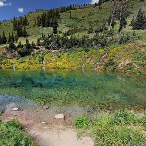 Crystal Lake, WY in Smoot, WY (Google Maps)