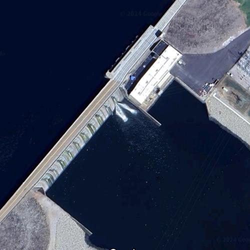 Eufaula Dam in Porum, OK (Google Maps)
