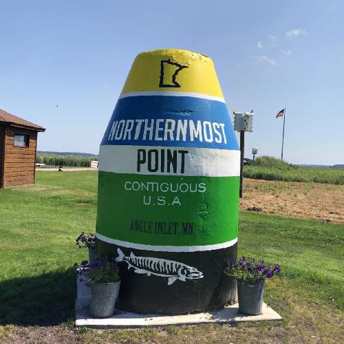 Northern Most Point In The Contiguous U S A In Angle MN Google Maps Northern Most Point In The Contiguous U S A