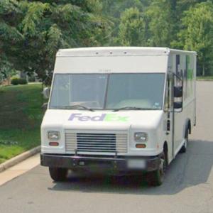 Fedex truck (StreetView)