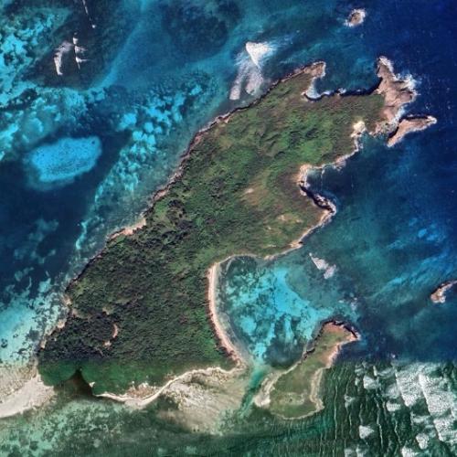 Isla Catalinita in Los Melones, Dominican Republic (Google Maps)