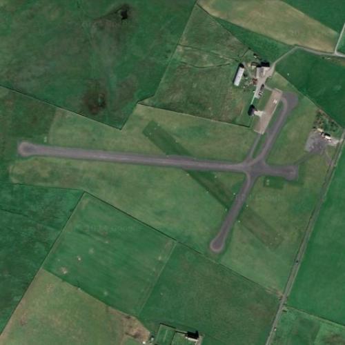 North Ronaldsay Airport in North Ronaldsay, United Kingdom (Google Maps)