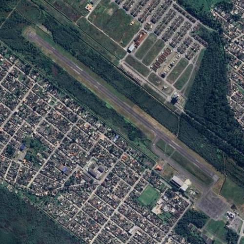Itanhaém Airport in Itanhaém, Brazil (Google Maps)