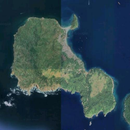 Taboga Island in Panama City, Panama (Google Maps)