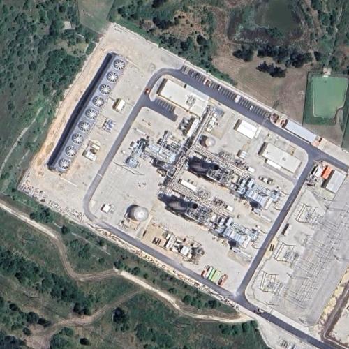 Bastrop Energy Center in Cedar Creek, TX (Google Maps)