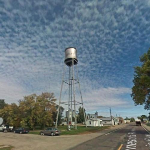 Beardsley Water Tower in Beardsley, MN Virtual Globetrotting