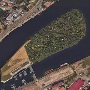 Grodzka Kępa (Google Maps)