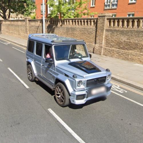 Mercedes-Benz Brabus G 700 Widestar in London, United Kingdom (Google Maps)