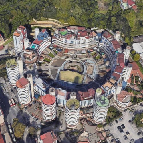 'Piazza Grande' by Aldo Loris Rossi in Naples, Italy (Google Maps)