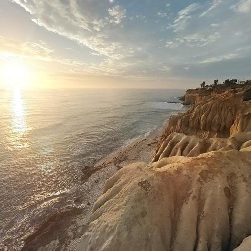 Sunset Cliffs Natural Park in San Diego, CA (Google Maps)