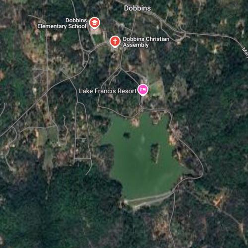 Lake Francis Resort in Dobbins, CA (Google Maps)