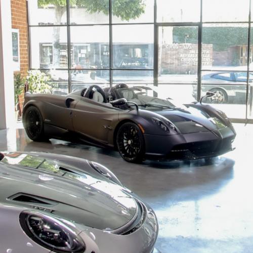 Pagani Huayra Roadster in Los Angeles in Beverly Hills, CA (Google Maps)