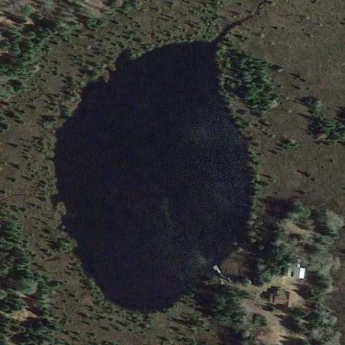Dentel Lake in Sidnaw, MI (Google Maps)