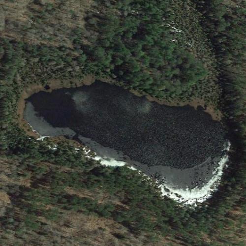 Peck Lake in Sidnaw, MI (Google Maps)