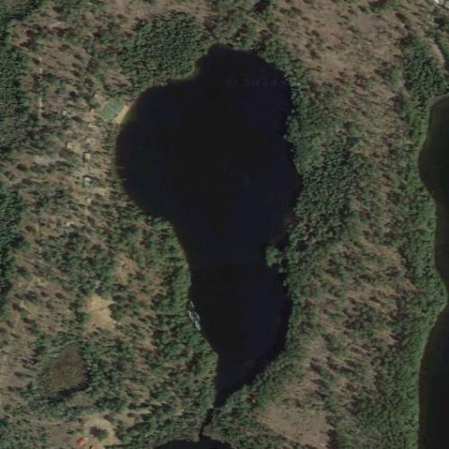 Nesbit Lake in Sidnaw, MI (Google Maps)