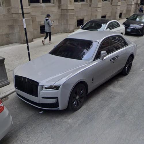 Rolls Royce Ghost in Chicago in Chicago, IL (Google Maps)