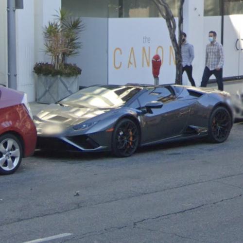 Huracan Spyder in Los Angeles in Beverly Hills, CA (2