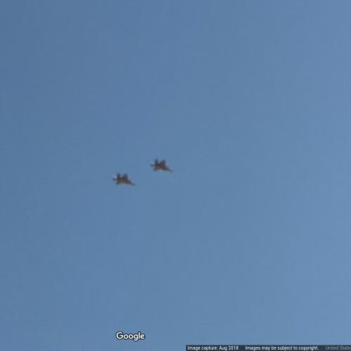 USAF F35s in flight in Nellis AFB, NV Virtual Globetrotting