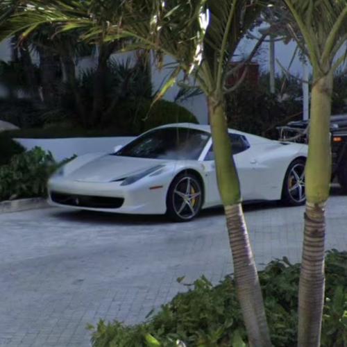 Ferrari 458 Italia in Miami in Miami Beach, FL (Google Maps)