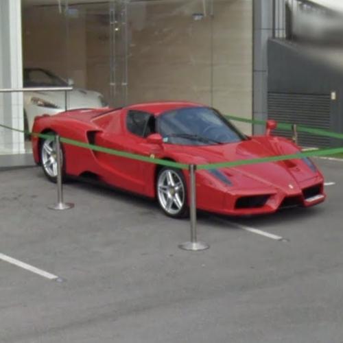Ferrari Enzo in Cannes in Le France (Google Maps)