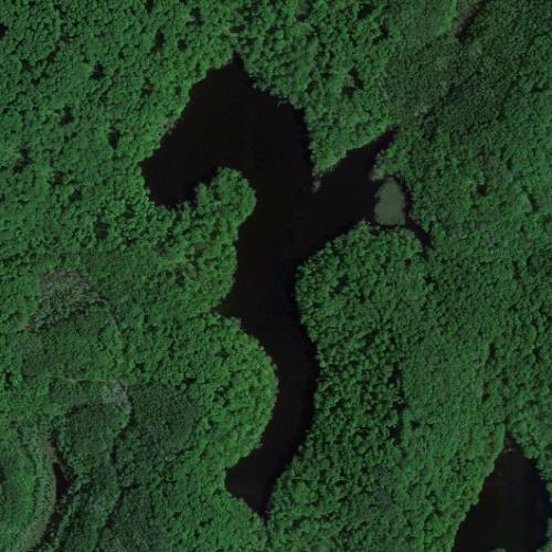 Bruce Lake in Harrison, WI (Google Maps)