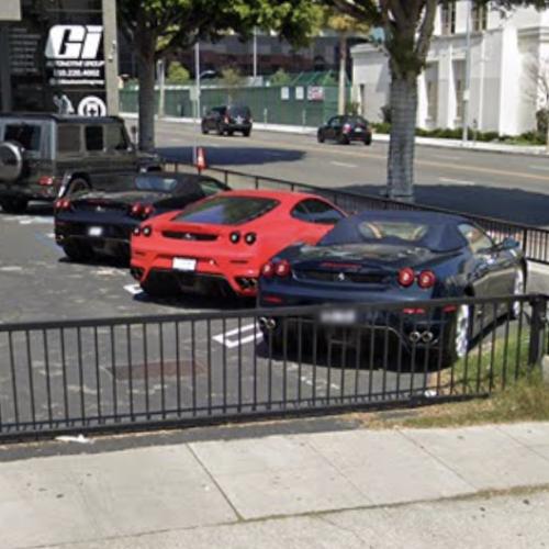 3X Ferrari F430 in Los Angeles in Beverly Hills, CA (Google Maps)