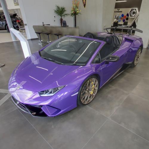 Huracan Performante Spyder in Edinburgh in Edinburgh