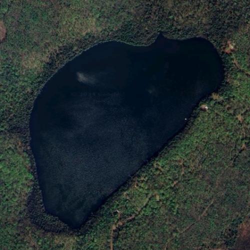 Hawk Lake in White City, MI (Google Maps)