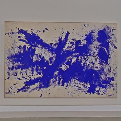 'Large Blue Anthropometry [ANT 105]' by Yves Klein in Bilbao, Spain
